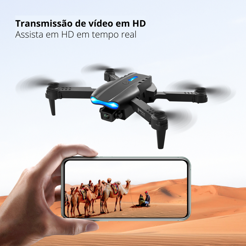 Drone Air Pro 4K + SORTEIO Camisa da Seleção