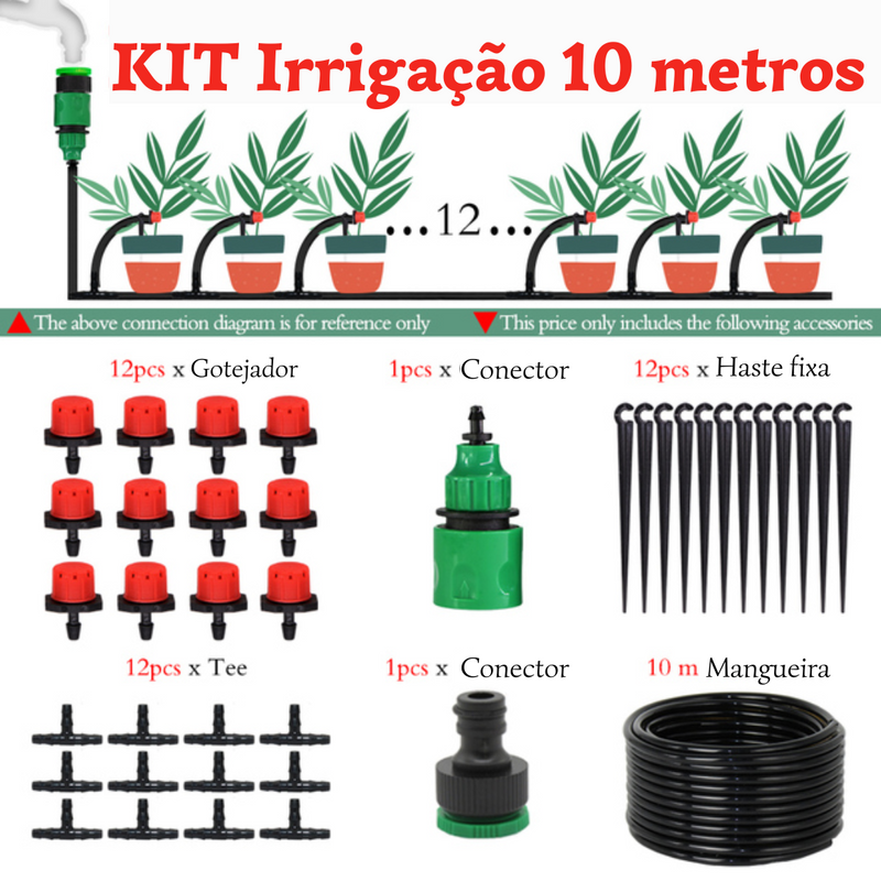 kit Irrigadores Automáticos de Jardim